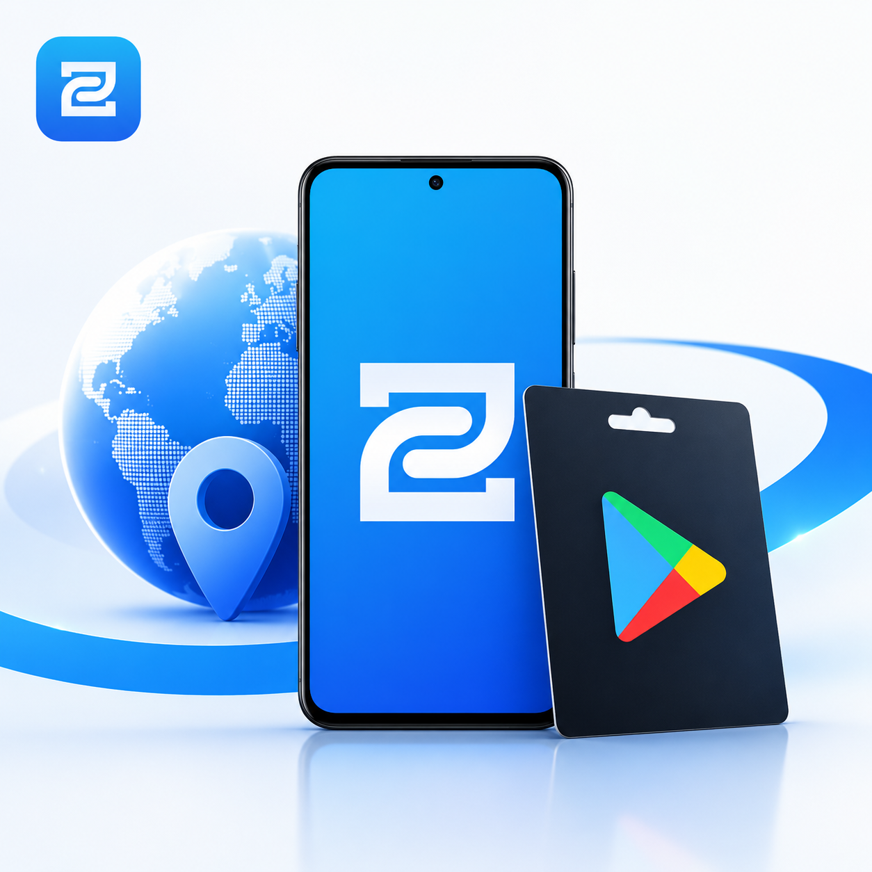خرید گیفت کارت گوگل پلی با بررسی کشور Play Store و ریجن حساب در Go2Pal